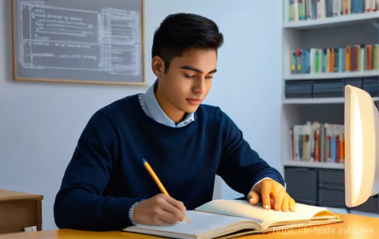 소방안전관리사 자격증 독학 방법 - Image Prompt 1: The Foundation of Self-Study**