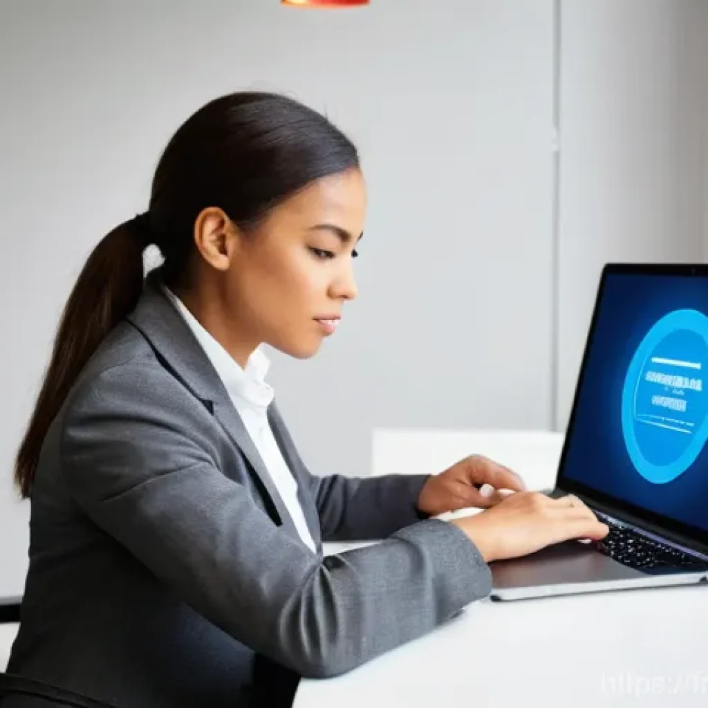 소방안전관리사 온라인 강의 추천 - **Prompt 1: Online Fire Safety Training**
    "A diligent young professional woman, approximately 25...