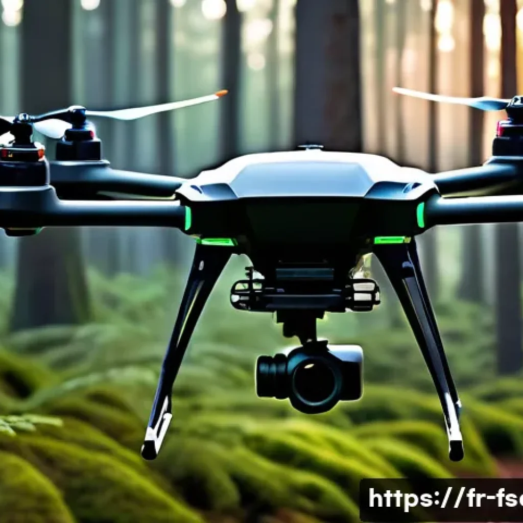 소방안전관리사 관련 공모전 참여 방법 - **Smart Detection in a French Forest:**
    "An advanced thermal surveillance drone, sleek and futur...